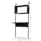 Baxton Studio Fariat Modern Industrial Walnut Brown Finished Wood and Black Metal Display Shelf with Desk 196-12083-ZORO - alternate 4